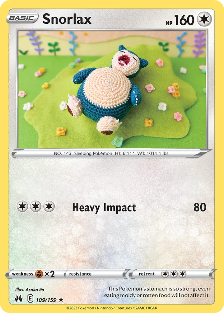 Snorlax, Crown Zenith 109/159