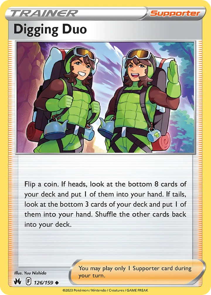 Digging Duo, Crown Zenith 126/159