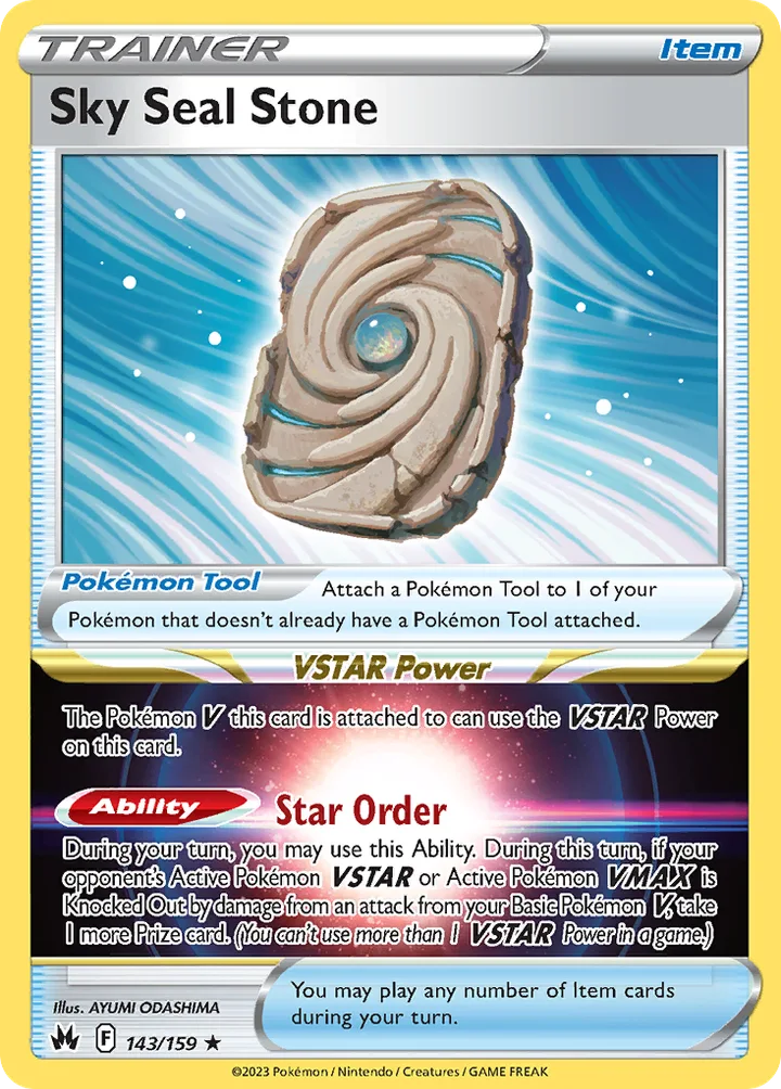 Sky Seal Stone, Crown Zenith 143/159