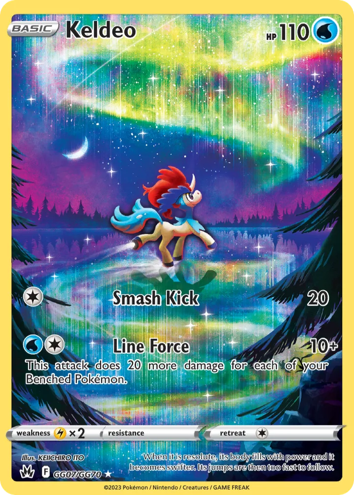 Keldeo, Crown Zenith GG07/GG70