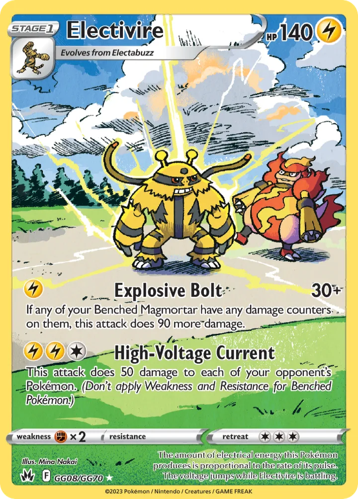 Electivire, Crown Zenith GG08/GG70