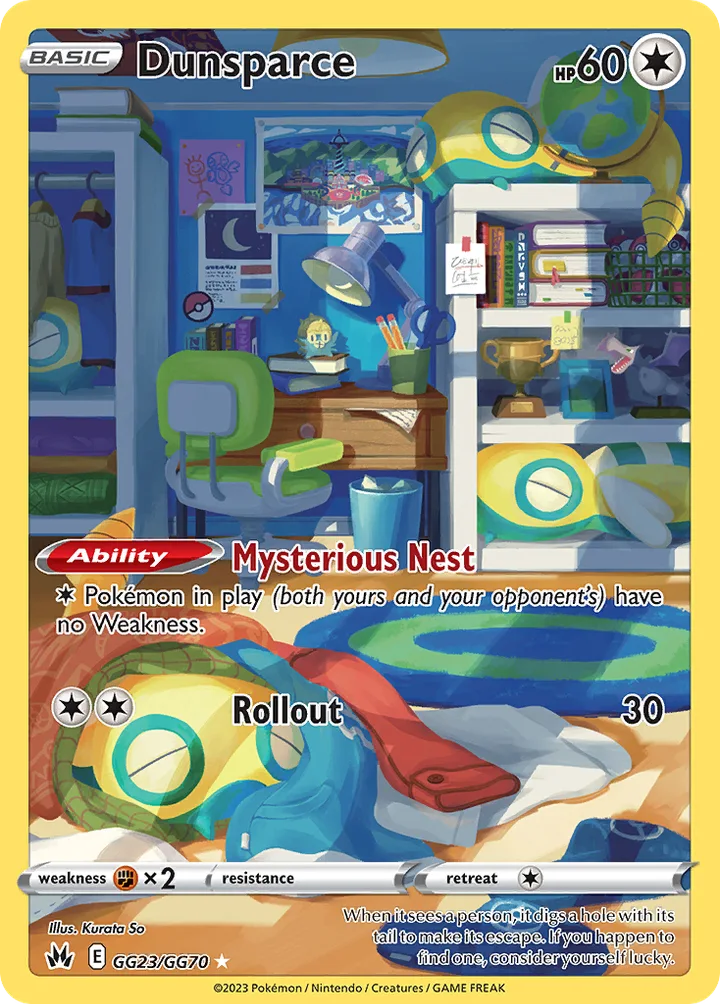 Dunsparce, Crown Zenith GG23/GG70