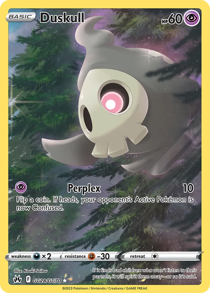 Duskull, Crown Zenith GG28/GG70