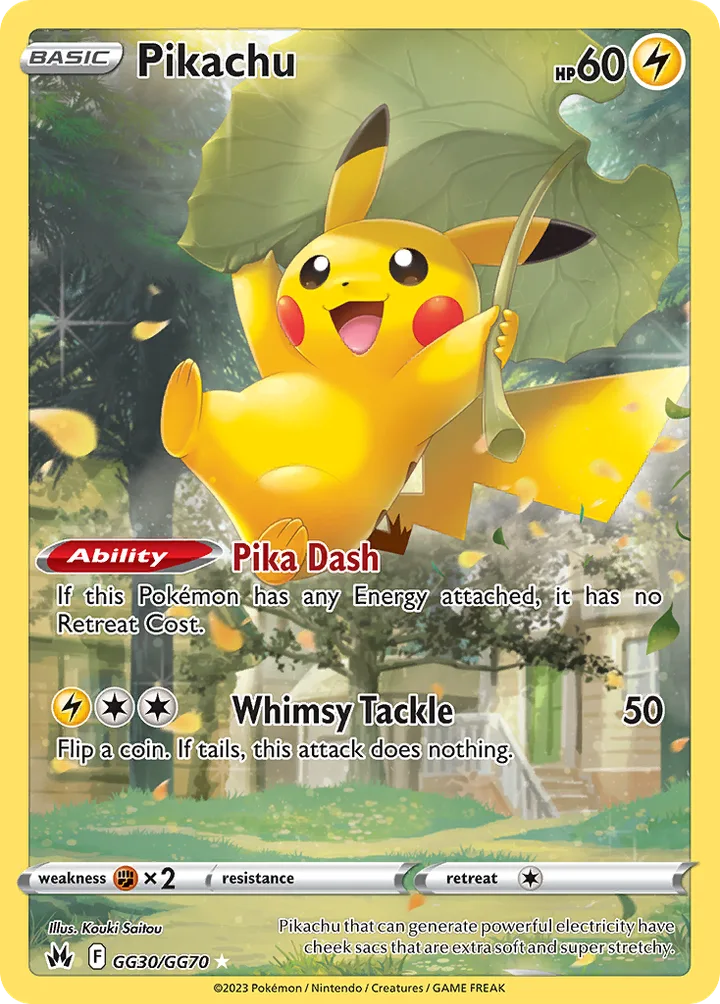 Pikachu, Crown Zenith GG30/GG70