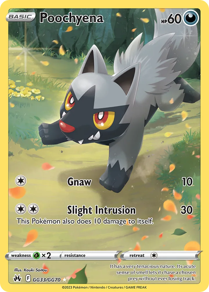 Poochyena, Crown Zenith GG33/GG70