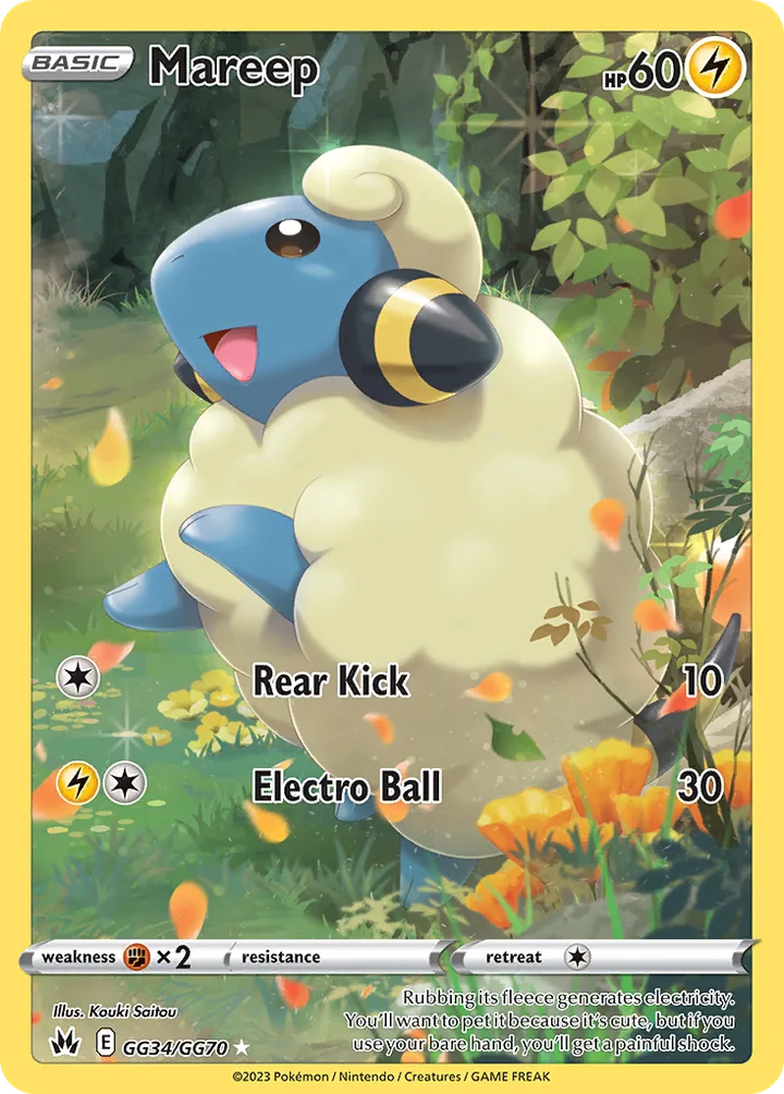 Mareep, Crown Zenith GG34/GG70