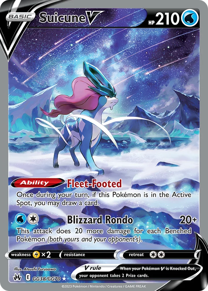 Suicune V, Crown Zenith GG38/GG70