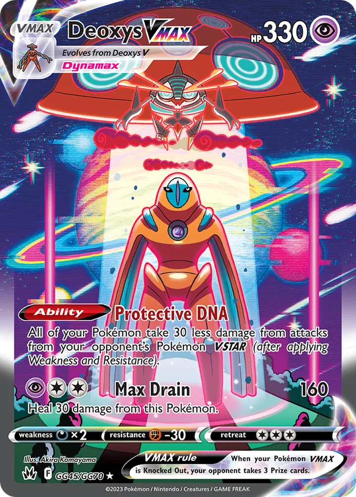 Deoxys VMAX, Crown Zenith GG45/GG70