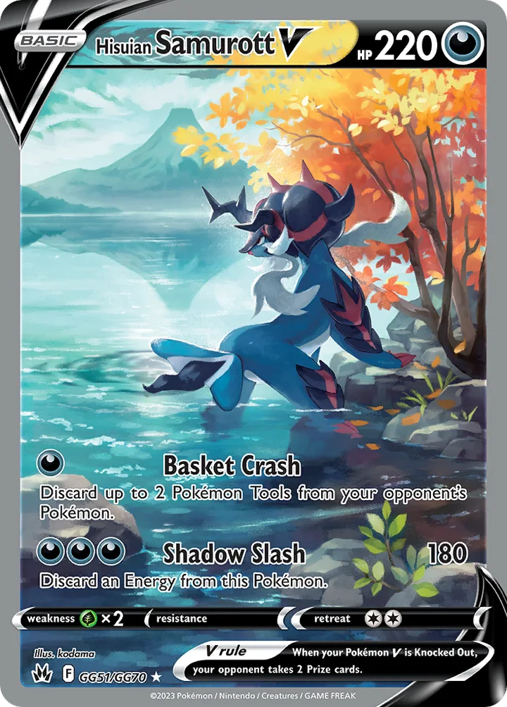 Hisuian Samurott V, Crown Zenith GG51/GG70