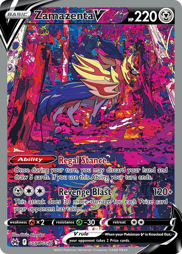 Zamazenta V, Crown Zenith GG54/GG70