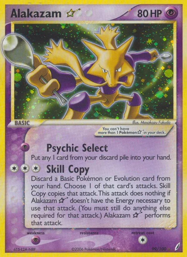 Alakazam Star, Crystal Guardians 99/100