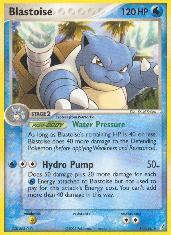 Blastoise, Crystal Guardians 14/100