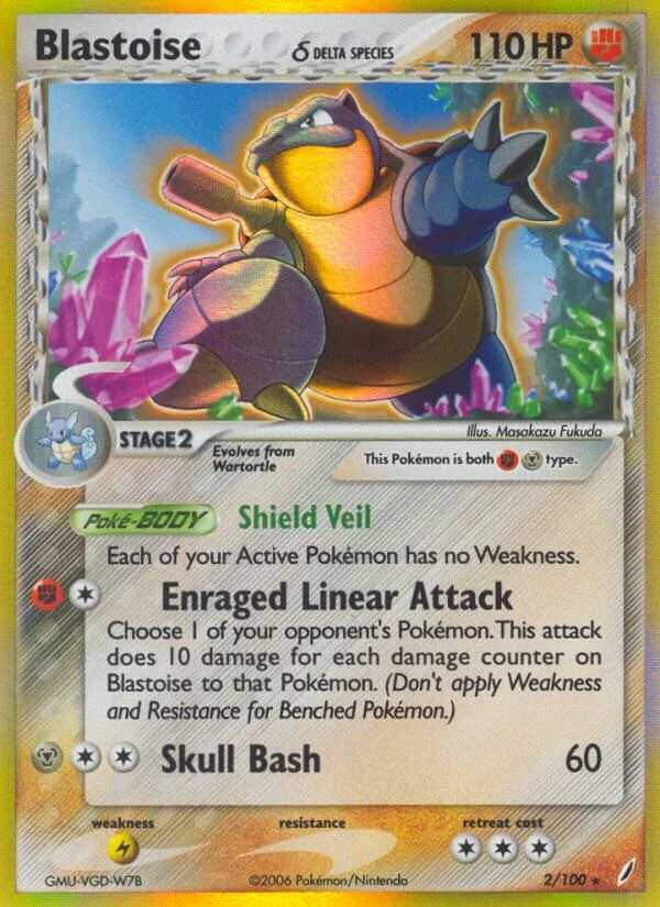 Blastoise, Crystal Guardians 2/100