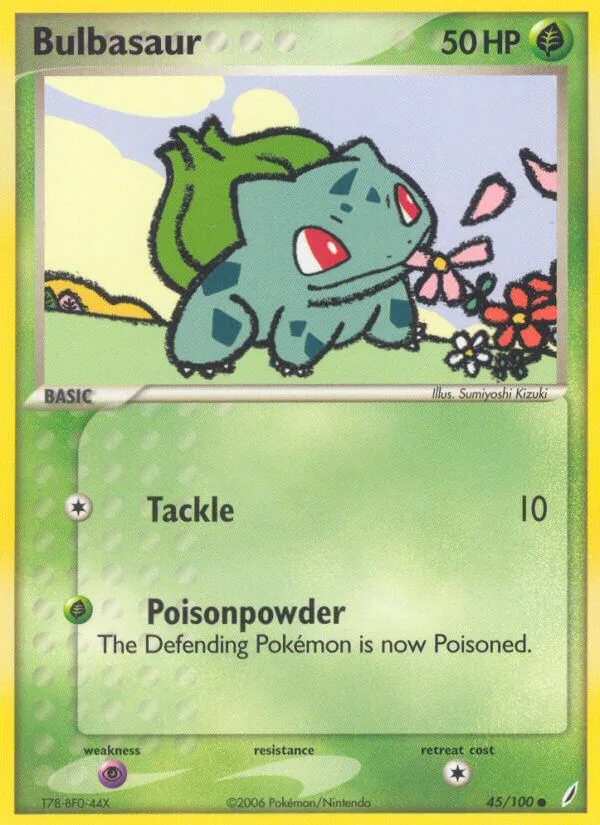 Bulbasaur, Crystal Guardians 45/100