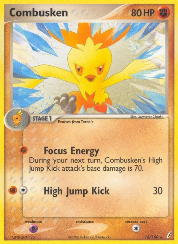 Combusken, Crystal Guardians 16/100