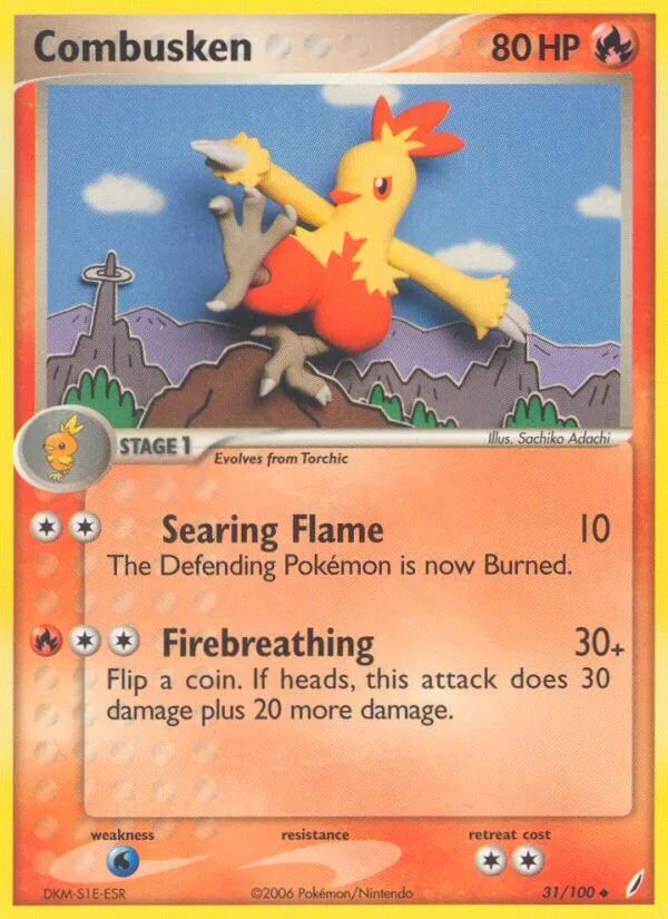 Combusken, Crystal Guardians 31/100