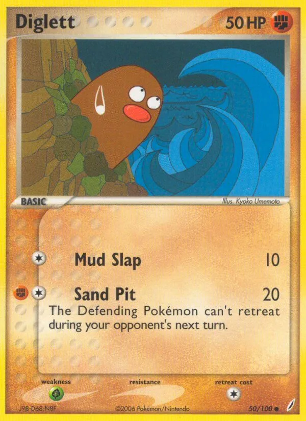 Diglett, Crystal Guardians 50/100