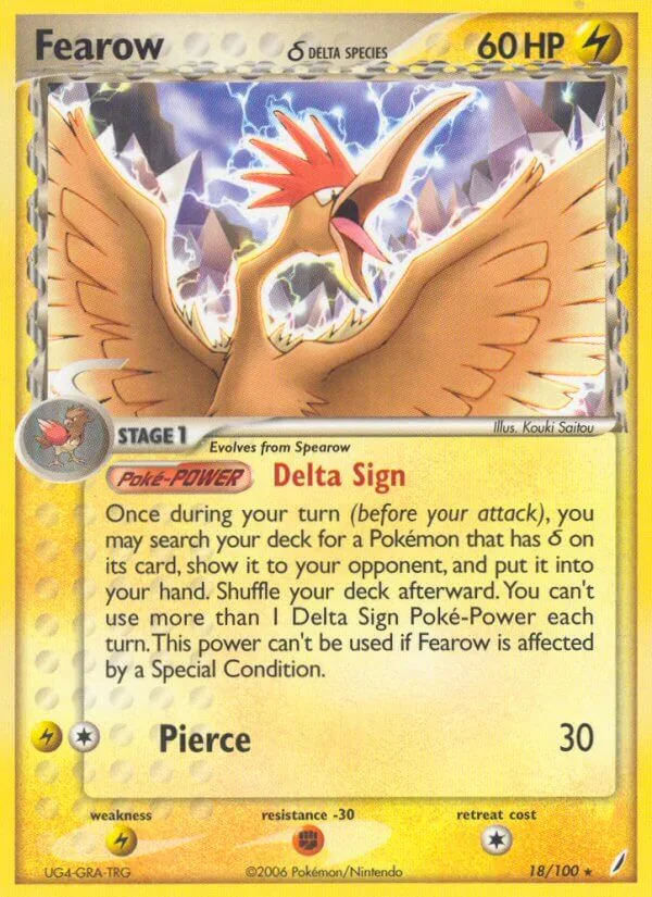 Fearow, Crystal Guardians 18/100