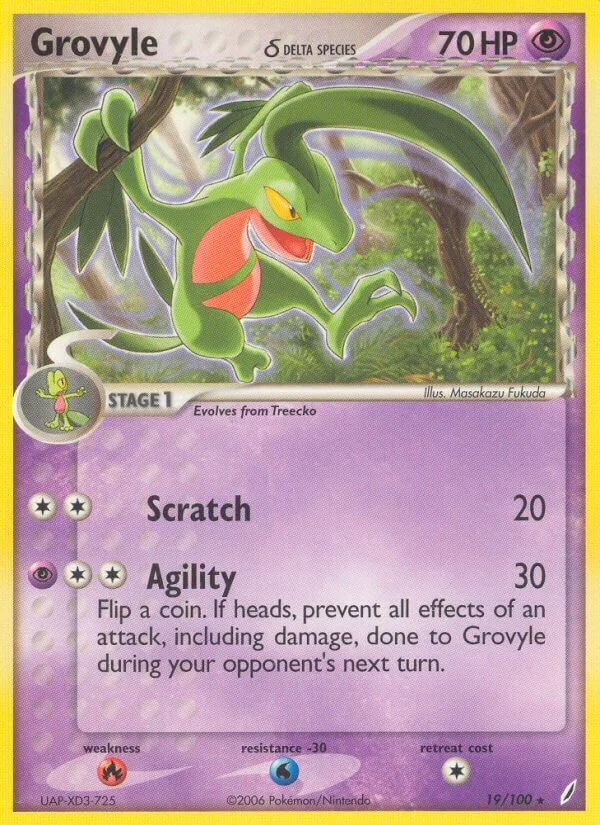 Grovyle, Crystal Guardians 19/100