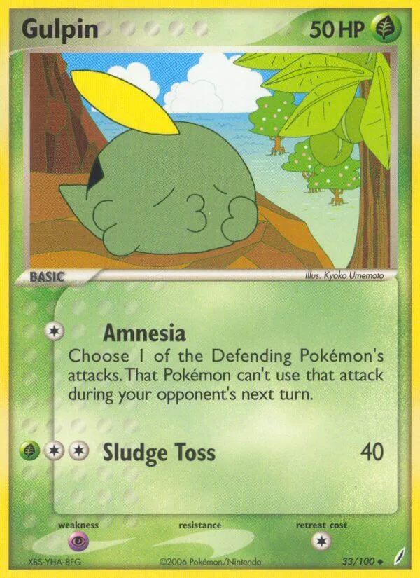Gulpin, Crystal Guardians 33/100