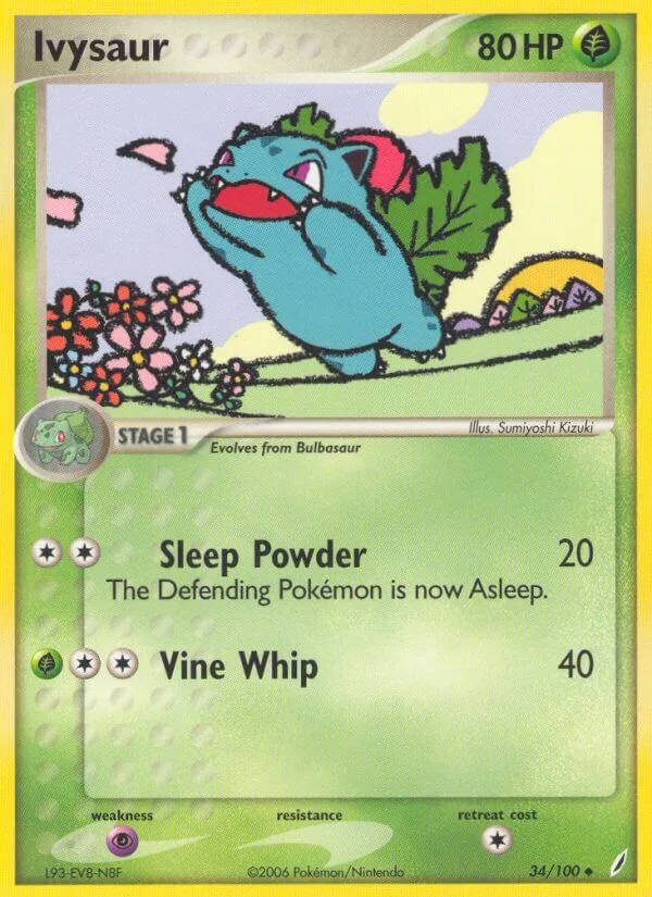 Ivysaur, Crystal Guardians 34/100