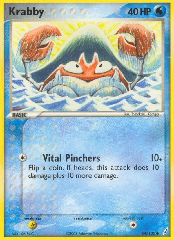Krabby, Crystal Guardians 54/100