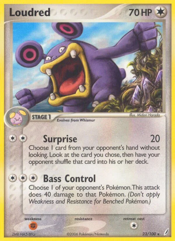Loudred, Crystal Guardians 23/100