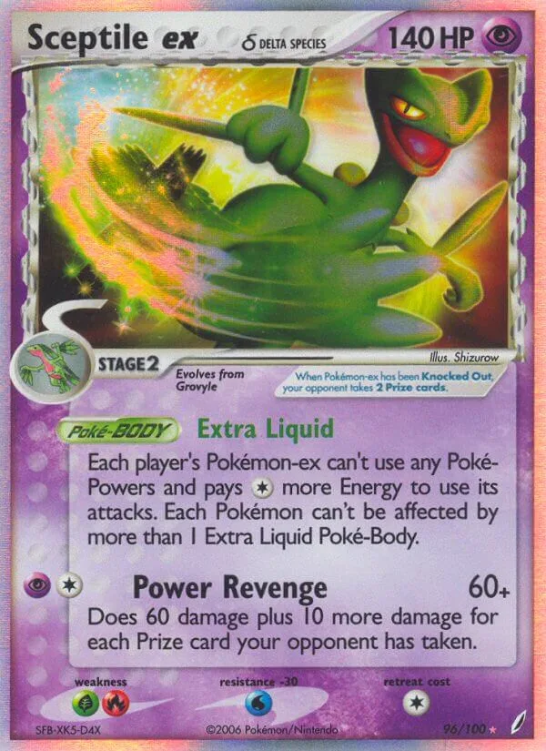 Sceptile ex, Crystal Guardians 96/100