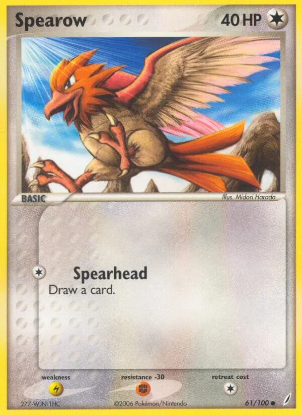 Spearow, Crystal Guardians 61/100