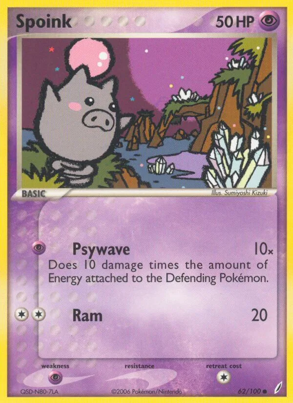 Spoink, Crystal Guardians 62/100