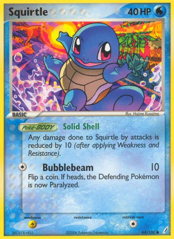 Squirtle, Crystal Guardians 64/100