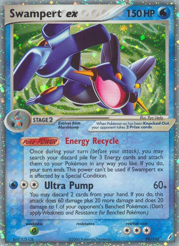 Swampert ex, Crystal Guardians 98/100