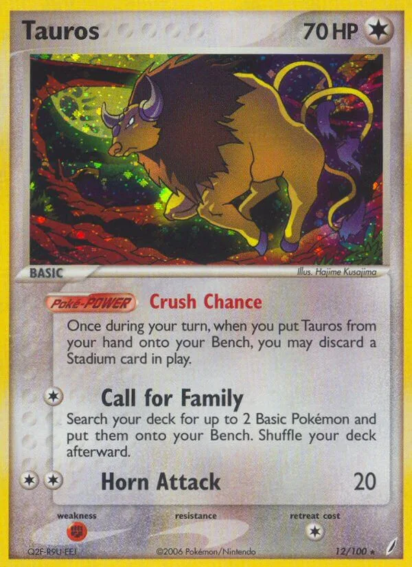 Tauros, Crystal Guardians 12/100