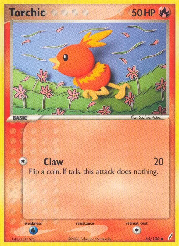 Torchic, Crystal Guardians 65/100