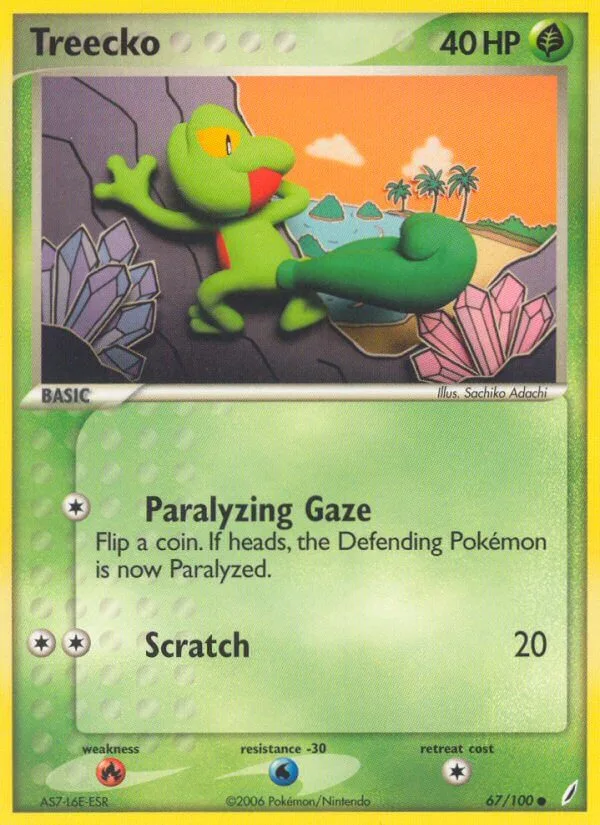 Treecko, Crystal Guardians 67/100