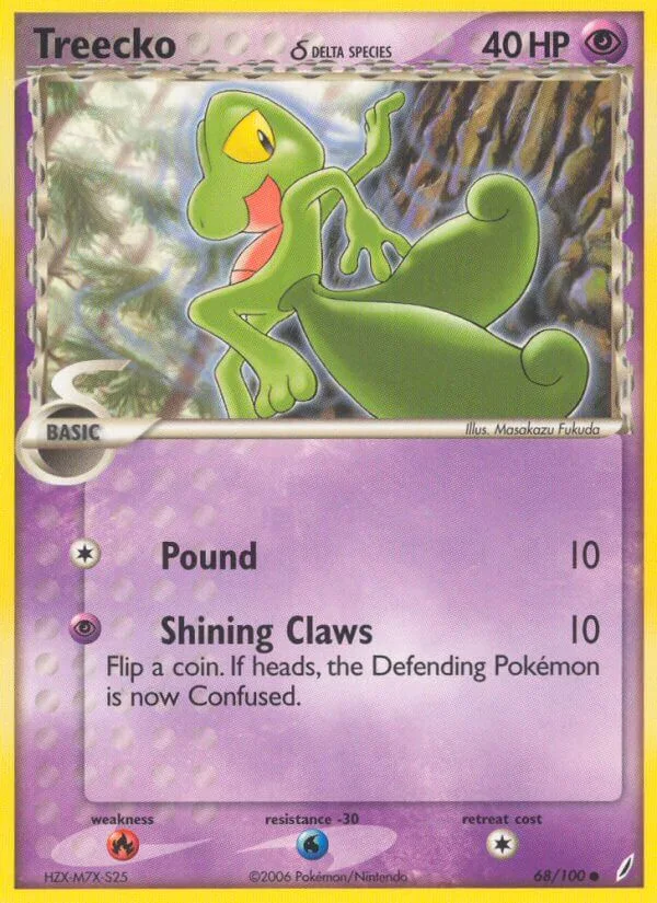 Treecko, Crystal Guardians 68/100