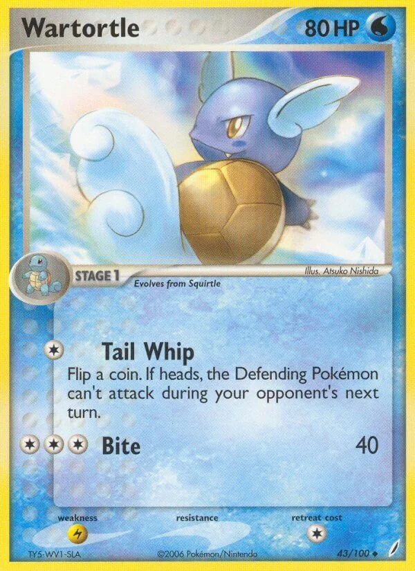 Wartortle, Crystal Guardians 43/100