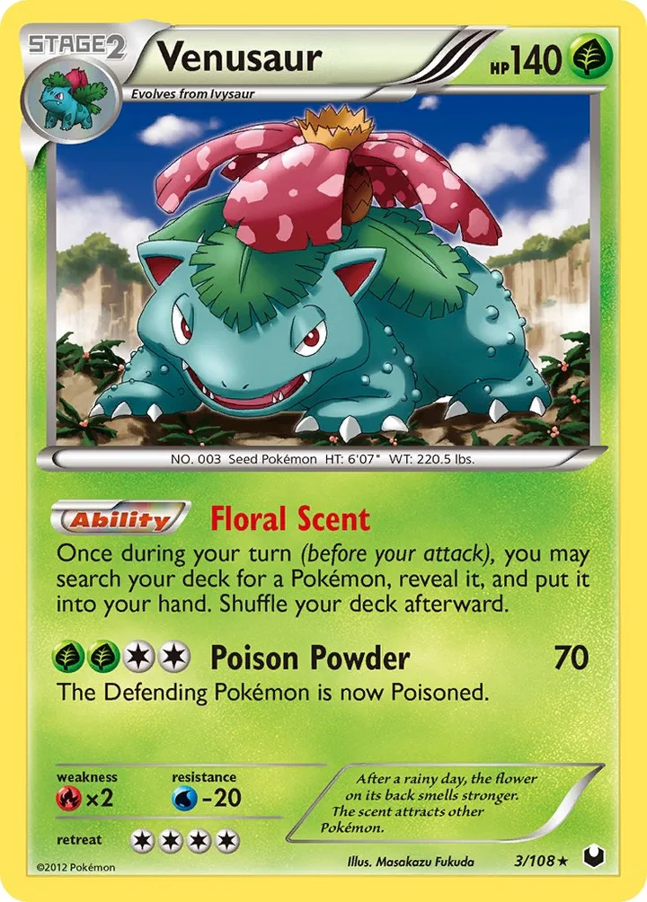 Venusaur, Dark Explorers 3/108