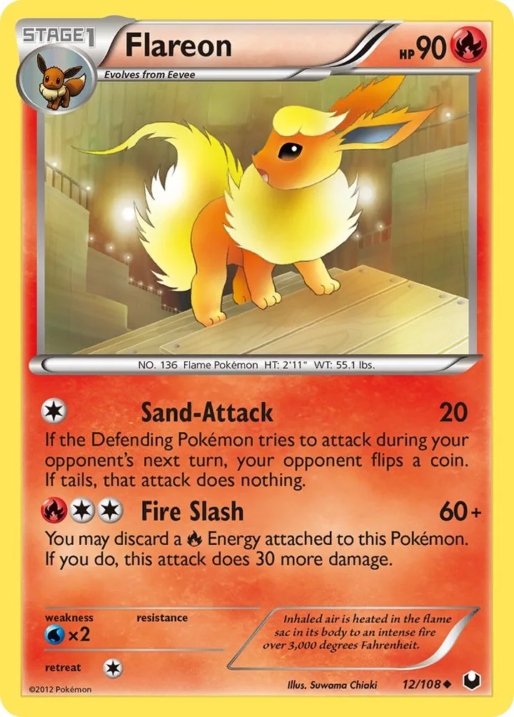 Flareon, Dark Explorers 12/108
