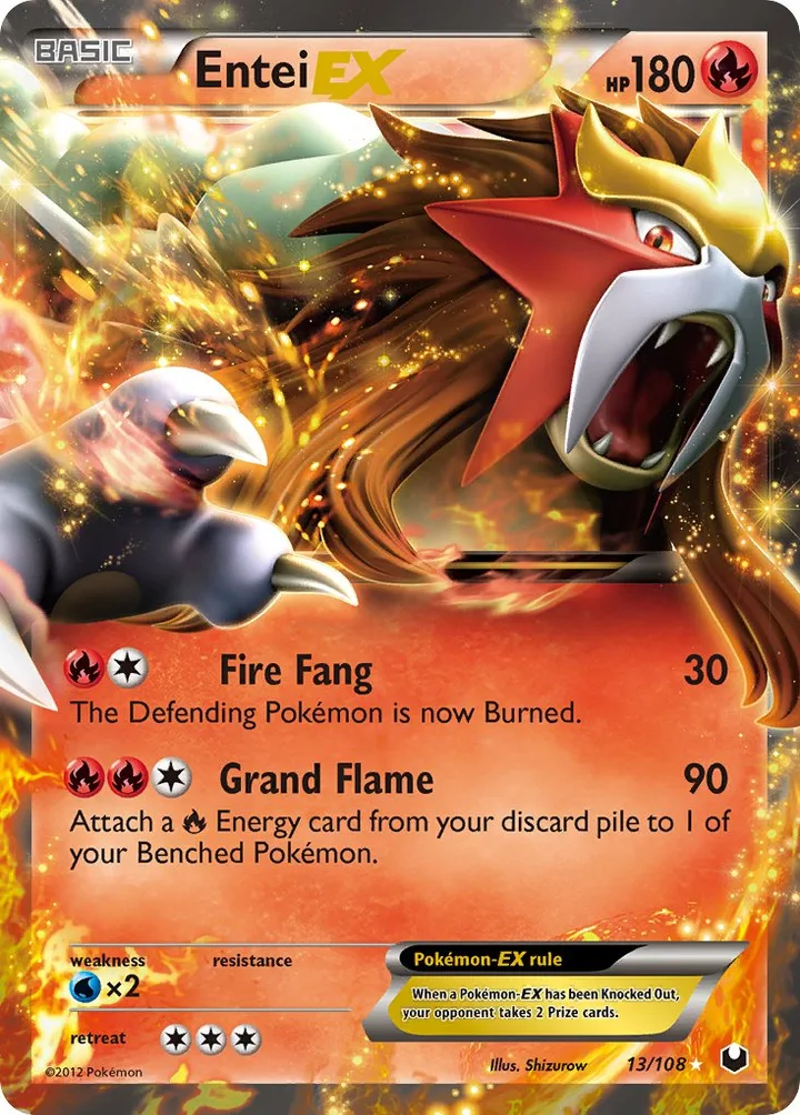 Entei-EX, Dark Explorers 13/108
