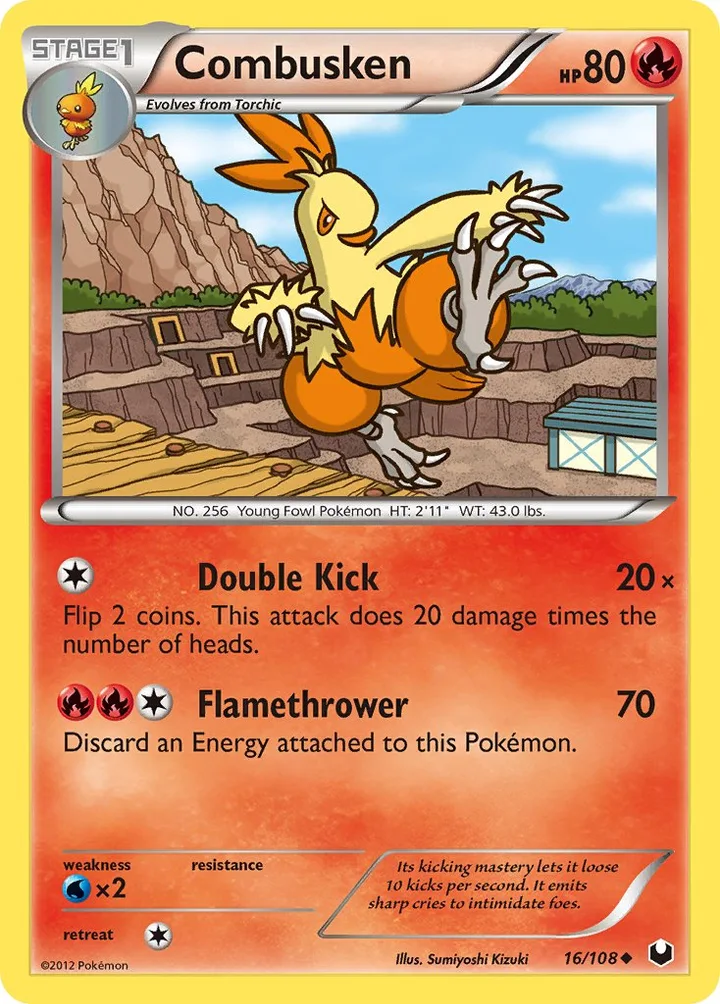 Combusken, Dark Explorers 16/108