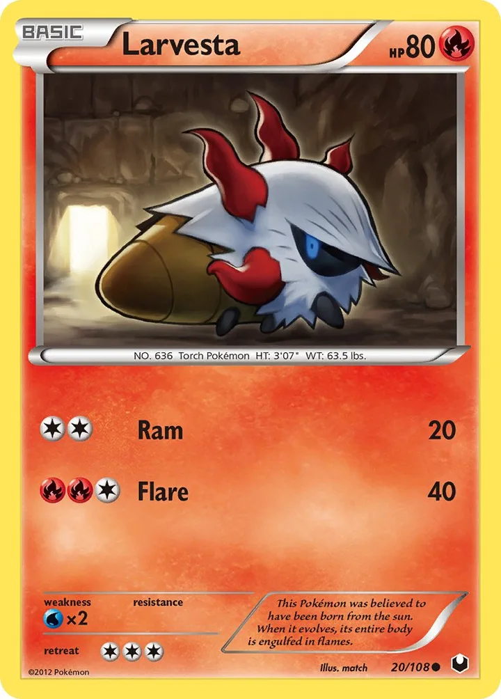 Larvesta, Dark Explorers 20/108