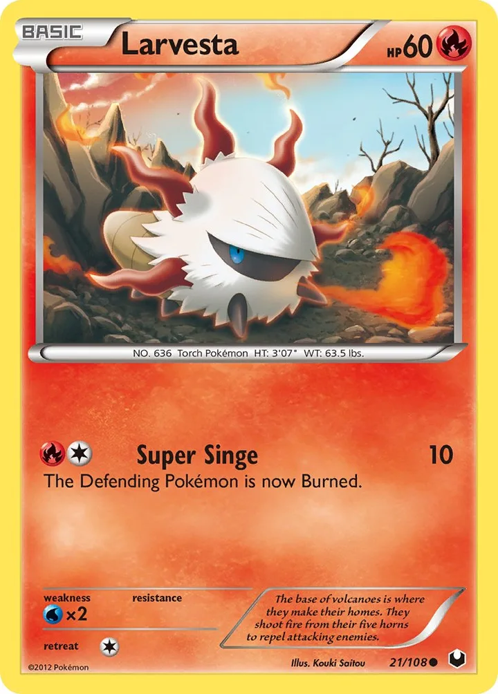 Larvesta, Dark Explorers 21/108