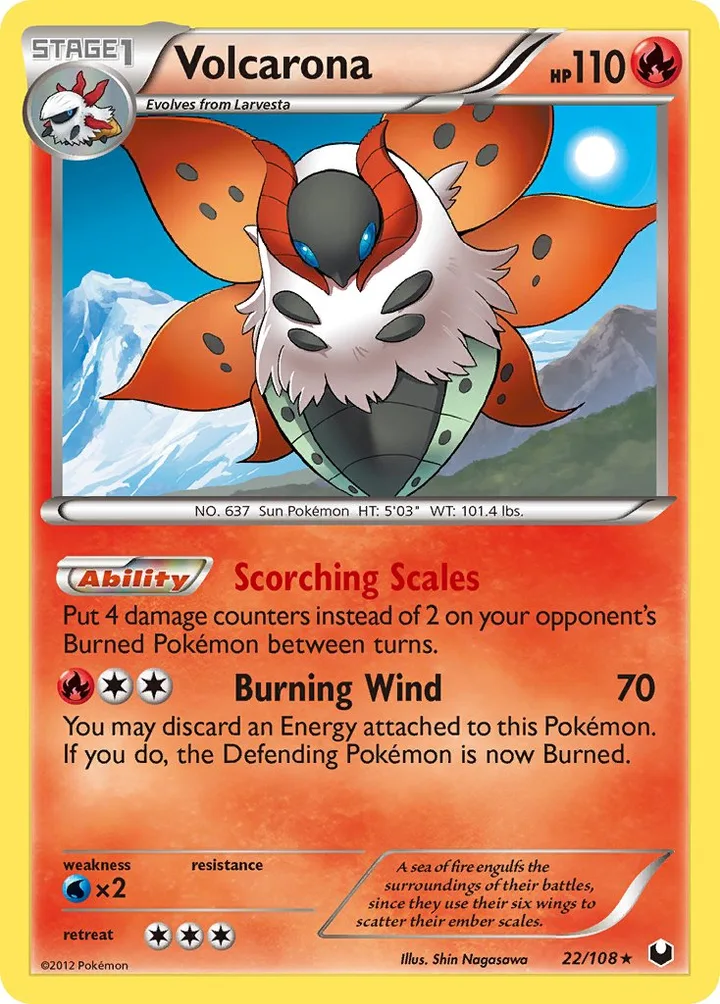 Volcarona, Dark Explorers 22/108