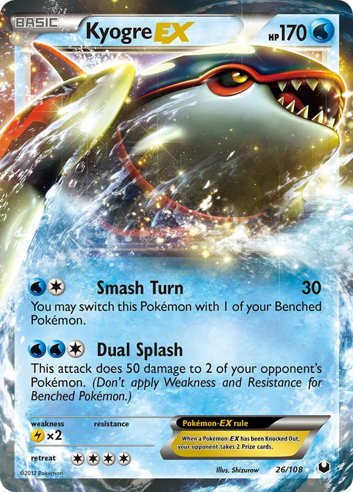 Kyogre-EX, Dark Explorers 26/108