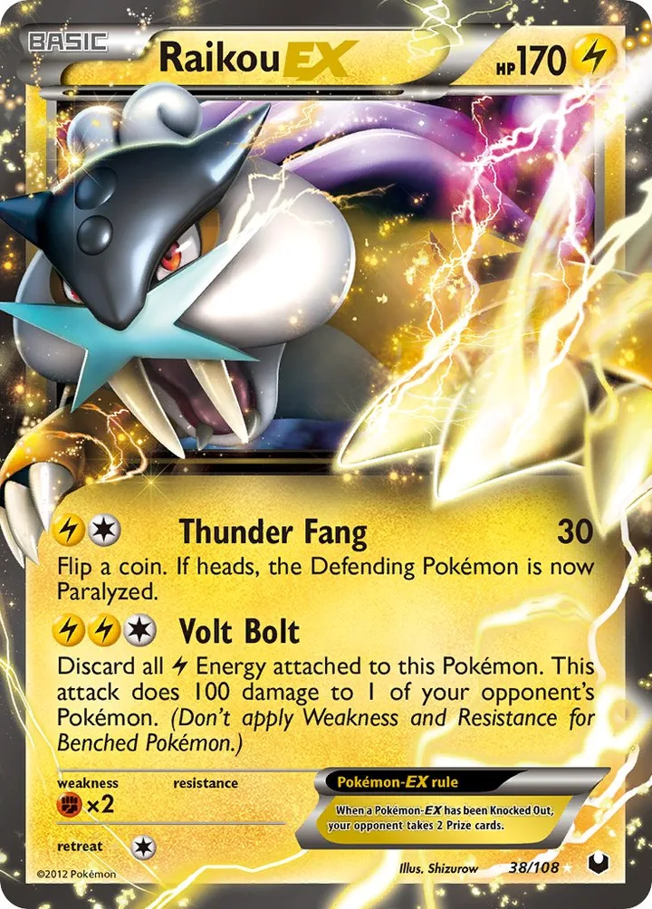 Raikou-EX, Dark Explorers 38/108