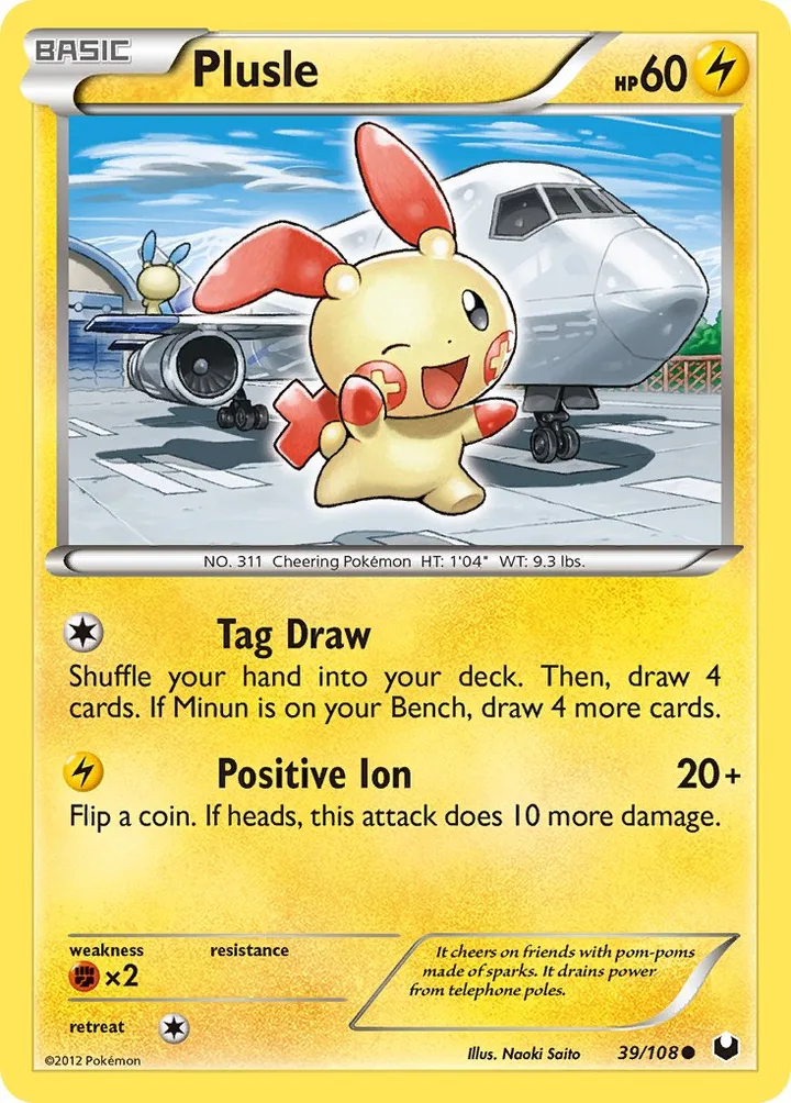 Plusle, Dark Explorers 39/108