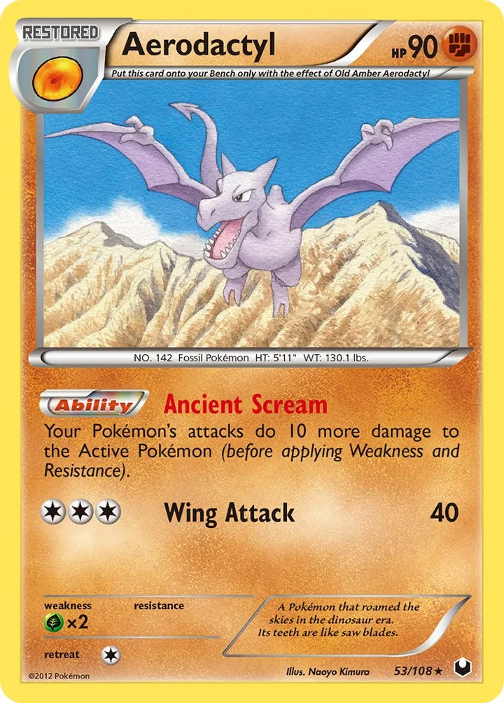 Aerodactyl, Dark Explorers 53/108