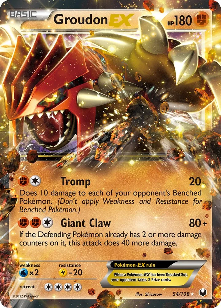 Groudon-EX, Dark Explorers 54/108