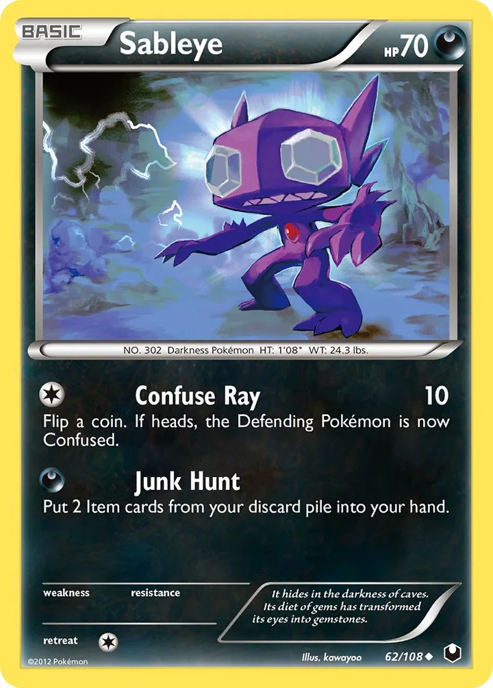 Sableye, Dark Explorers 62/108